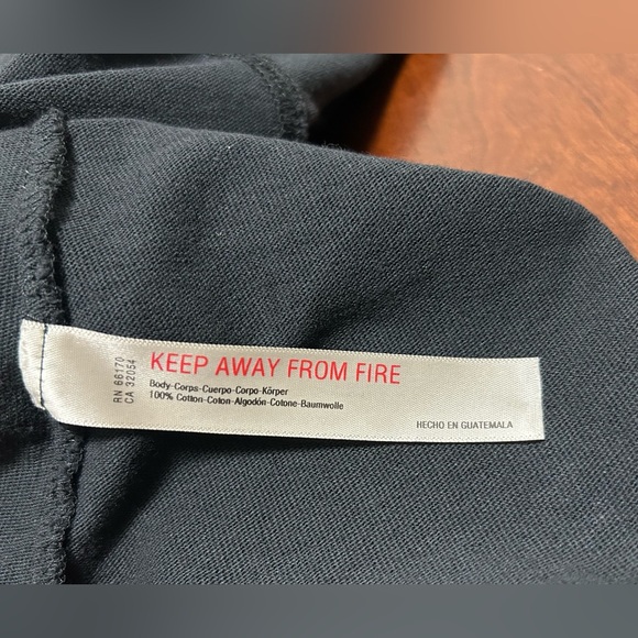 Free People Beach Size XS Meadow Tee Dress Black Oversized Cotton - Picture 13 of 16